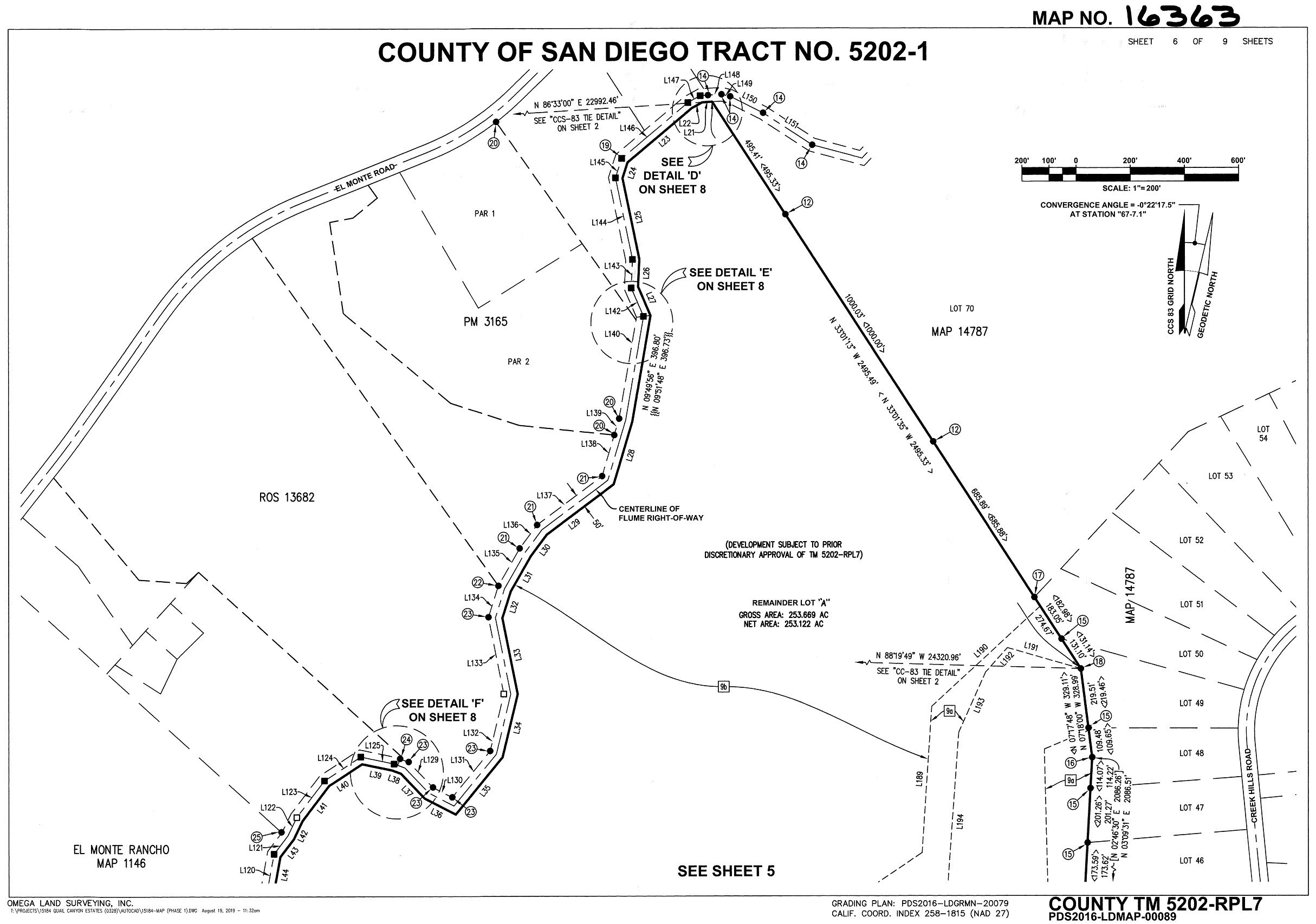 Subdivision Maps Omega Land Surveying Inc